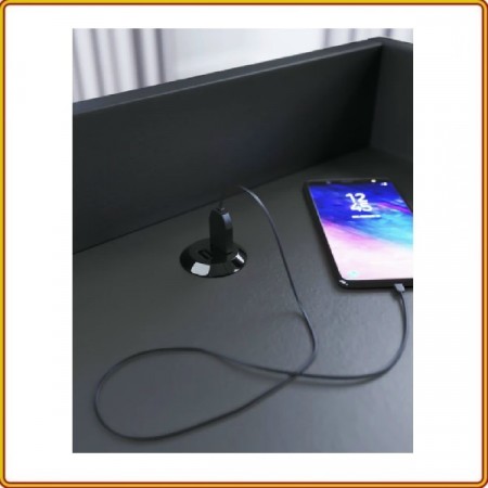 A4000364 - Accent Table : Tủ , Bàn Trang Trí + Tích Hợp Ổ Cắm Điện Và Cổng USB